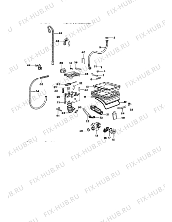 Взрыв-схема стиральной машины Electrolux WH211 - Схема узла Section 4